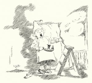 Deedle, deedle, dumpling, min sønn John (gravering) av Leonard Leslie Brooke