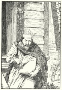 Han stjal tre hakk byggmel (gravering) av Leonard Leslie Brooke
