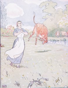 Her mor han ropte, inne i den røde kua av Leonard Leslie Brooke