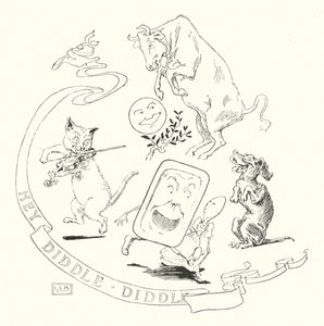Hei! diddle, diddle, the cat and the fela (gravering) av Leonard Leslie Brooke