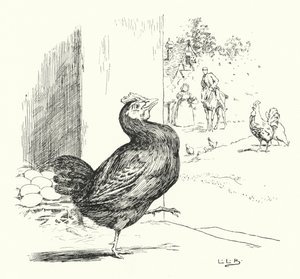 Higgly Piggly, min svarte høne (gravering) av Leonard Leslie Brooke