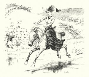 Jeg hadde en liten ponni, han het Dapple-grey (gravering) av Leonard Leslie Brooke