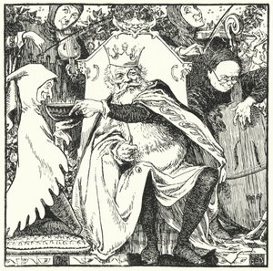 Old King Cole (gravering) av Leonard Leslie Brooke