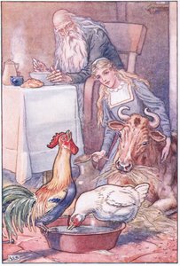 Vakre unger og flekkete ku, hva skal svaret vårt nå, 1920-tallet av Leonard Leslie Brooke