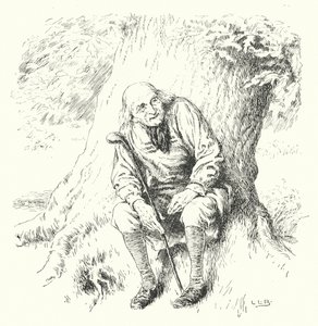 Says t'auld man tit eiketre (gravering) av Leonard Leslie Brooke