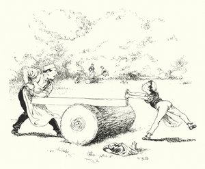 Se, sag, Margery Daw (gravering) av Leonard Leslie Brooke