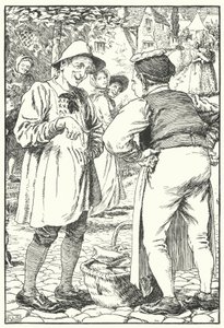 Enkel Simon (gravering) av Leonard Leslie Brooke
