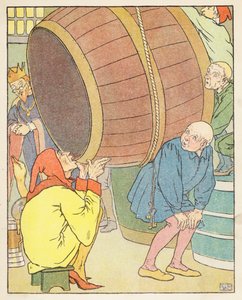 Den gylne gåsen (fargelitografi) av Leonard Leslie Brooke