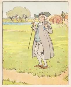 Den gylne gåsen (fargelitografi) av Leonard Leslie Brooke