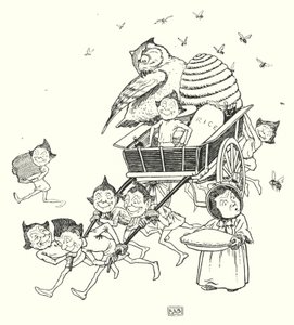 The Jumblies (litho) av Leonard Leslie Brooke
