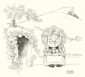 Det var en gammel kvinne, bodde under en høyde (gravering) av Leonard Leslie Brooke