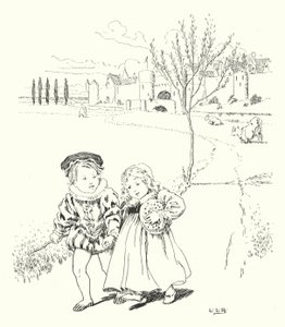 Å markedsføre, å markedsføre, å kjøpe en plommebolle (gravering) av Leonard Leslie Brooke