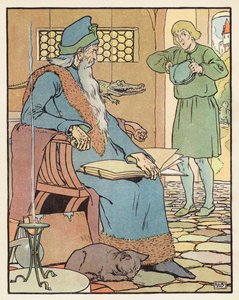 Tommelise (fargelitografi) av Leonard Leslie Brooke