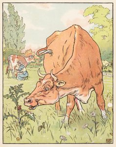 Tommelise (fargelitografi) av Leonard Leslie Brooke