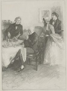Uten tittel, slutten av 1800-begynnelsen av det 20. århundre (tregravering) av Leonard Raven Hill