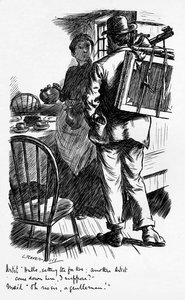 Oh No Sir A Gentleman, c1899 av Leonard Raven Hill