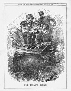 Kokepunktet. Punch Magazine, 2. oktober 1912, 1912