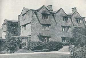 Eyam Hall, Derbyshire, c1907 av Leonard Willoughby