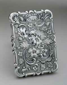 Calling Card Case, c. 1847–1850 (sølv) av Leonard and Wilson