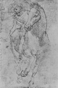 A Horseman, c1480 1945 av Leonardo da Vinci