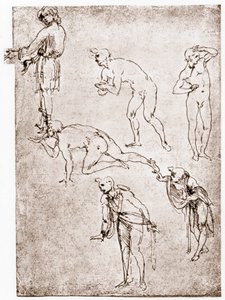 Tilbedelse av hyrdene, c1478-1480. av Leonardo da Vinci
