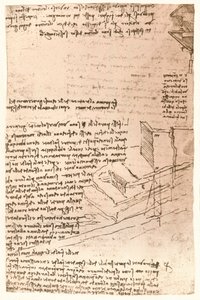 Arkitekttegning, c1472-c1519 1883 av Leonardo da Vinci