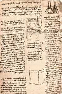 Arkitekttegning, c1472-c1519 1883 av Leonardo da Vinci