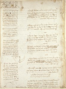 Arundel 263, f.151v, Notater og grove diagrammer fra 