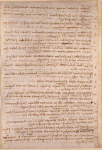 Arundel 263, f.154v, Leonardo da Vincis notater fra 