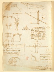 Arundel 263 f.231v, Notater og skisser om mekanikk, fra 