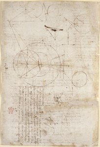 Arundel 263, f.95v Notater og diagrammer om optikk, angående Alhazens problem; to skisser som representerer gitterstrukturer, fra 