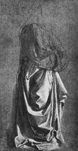 Cast of Drapery for a Standing Figure, c1470 1945 av Leonardo da Vinci