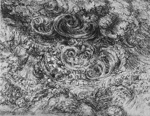 Deluge, c1480 1945 av Leonardo da Vinci