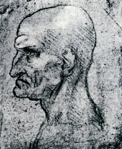 Leder for en gammel mann, 1913 av Leonardo da Vinci