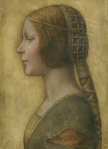 Den vakre prinsessen. Um 1496 av Leonardo da Vinci