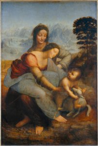 Leonardo da Vinci, Hl. Anna Selbdritt av Leonardo da Vinci