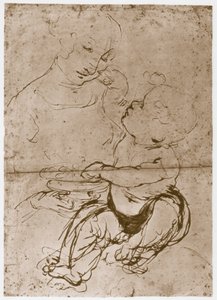 Madonna med fruktfatet, 1480-82 av Leonardo da Vinci