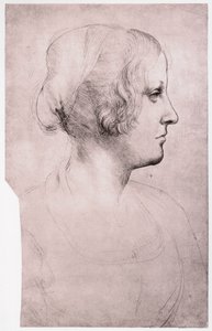 Portrett av en jente med lue, 1493-1495 av Leonardo da Vinci