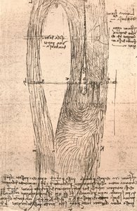 Skissekart over Loire ved Amboise, Frankrike, c1472-c1519 1883 av Leonardo da Vinci