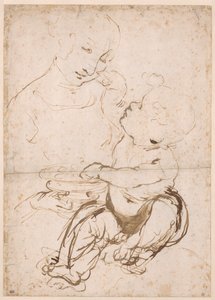 Study for the Madonna with a Fruit Bowl, ca 1478.    1195245   no       norwegian Successfully Translated  Original: The Old Carthorse, 1861 Translat: 