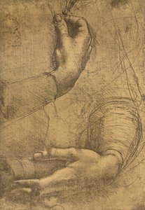 Studie av kvinnelige hender, c1472-c1519 1883 av Leonardo da Vinci