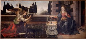 Bebudelsen - 1472-1475 av Leonardo da Vinci