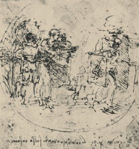 The Unmasking of Envy, c1480 1945 av Leonardo da Vinci
