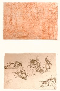 To tegninger, c1472-c1519 1883. av Leonardo da Vinci