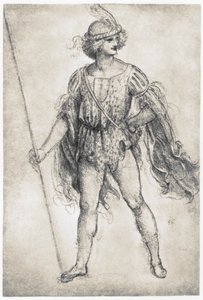 Ungdom i maskeradedrakt, 1506-1507 av Leonardo da Vinci