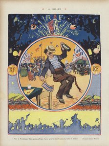 14 juli. Illustrasjon for Le Rire