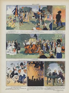 15 aug. Illustrasjon for Le Rire av Leonce Burret