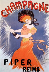 Reklameplakat for Piper Champagne, 1900-tallet av Leonetto Cappiello