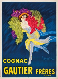 En reklameplakat for Gautier Freres cognac, 1907