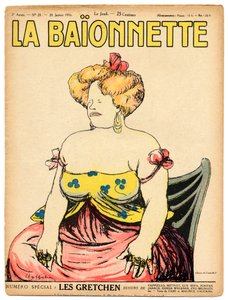 Cover av "" La Baionnette"", Satirical in Colors av Leonetto Cappiello